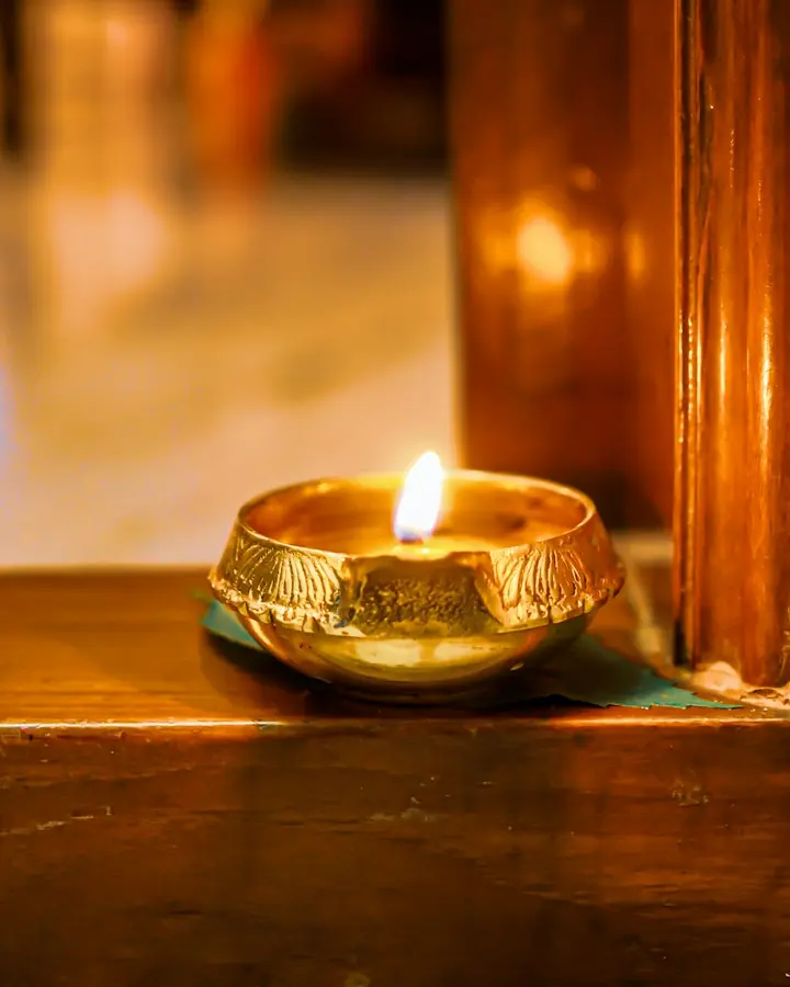 Brass Diya Set