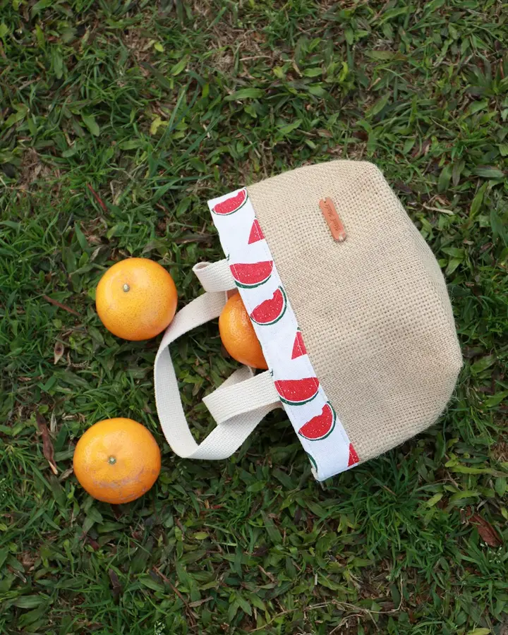 Woven Jute Handbag